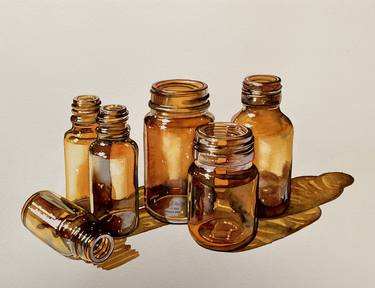 Empty Brown Medicine Bottles(148) thumb