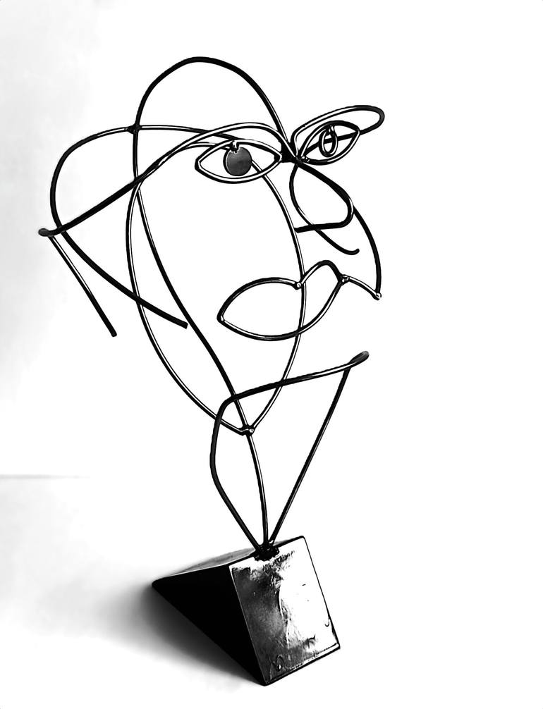 Original Cubism Abstract Sculpture by Albert Dura