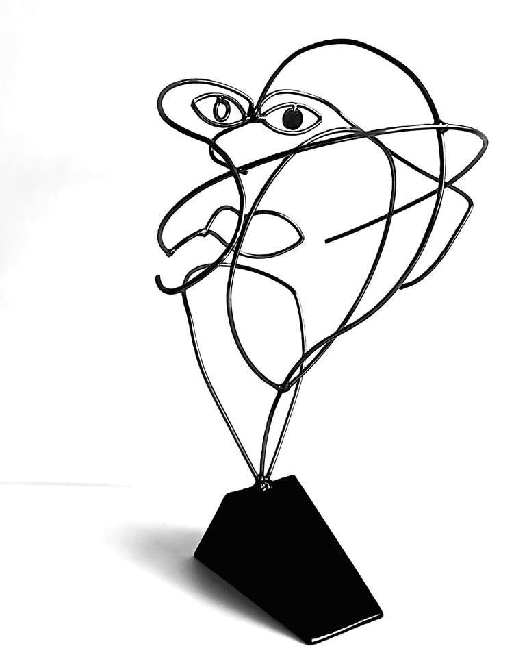 Original Cubism Abstract Sculpture by Albert Dura