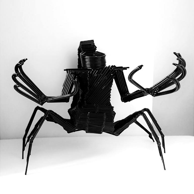 Original Abstract Fantasy Sculpture by Albert Dura