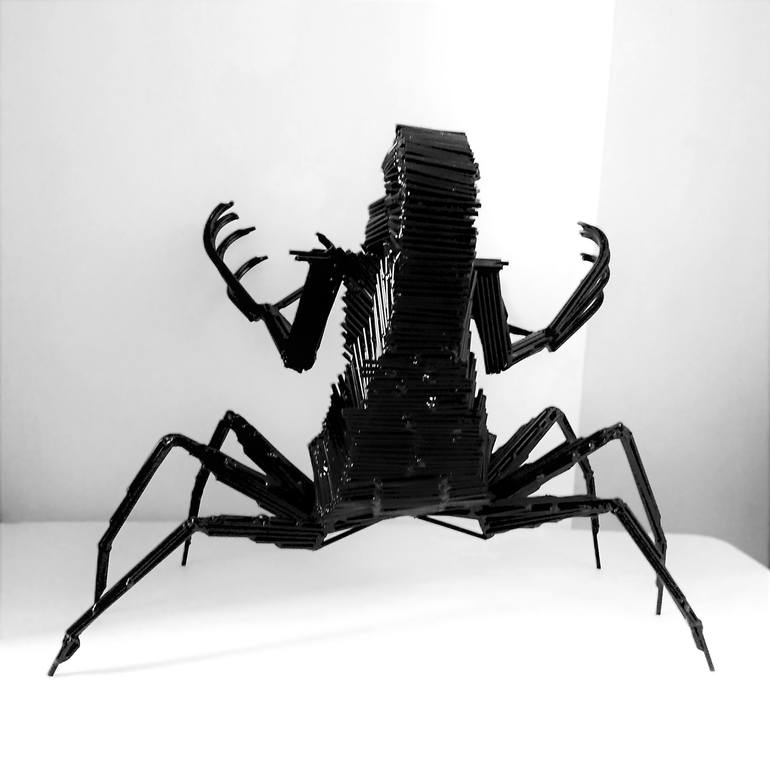 Original Abstract Fantasy Sculpture by Albert Dura