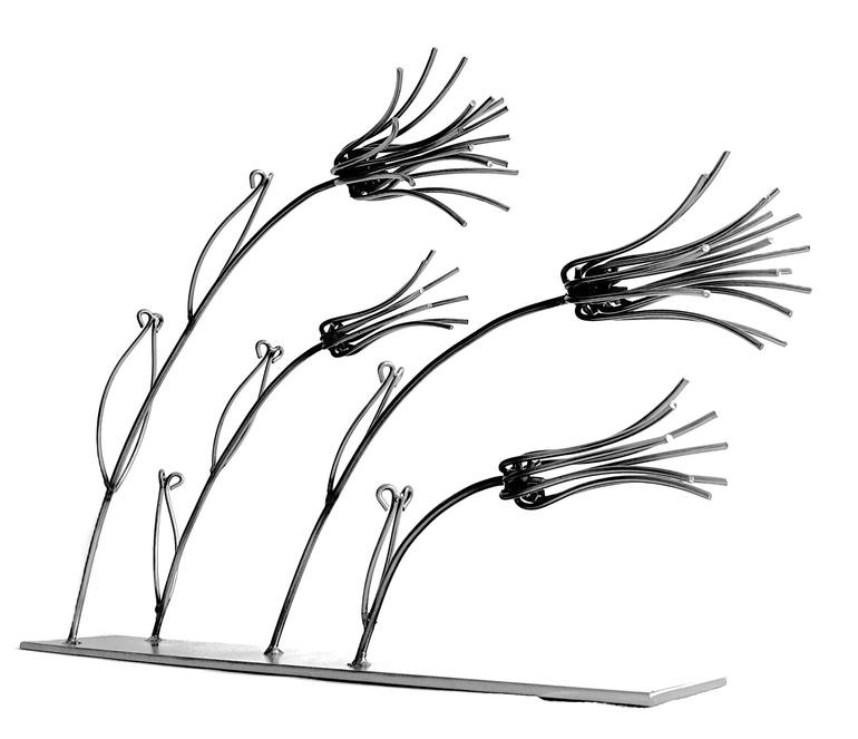 Original Art Deco Floral Sculpture by Albert Dura