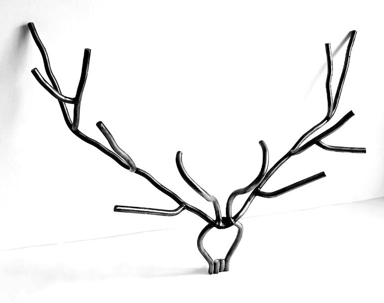 Original Abstract Animal Sculpture by Albert Dura