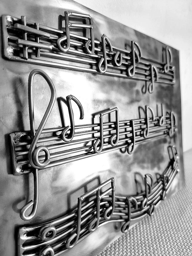Original Symbolism Music Sculpture by Albert Dura