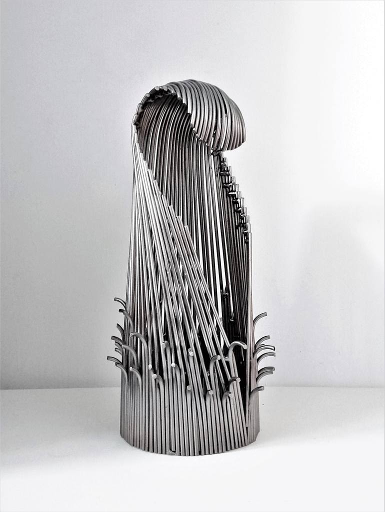 Original Abstract Men Sculpture by Albert Dura