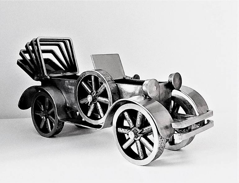 Original Art Deco Car Sculpture by Albert Dura