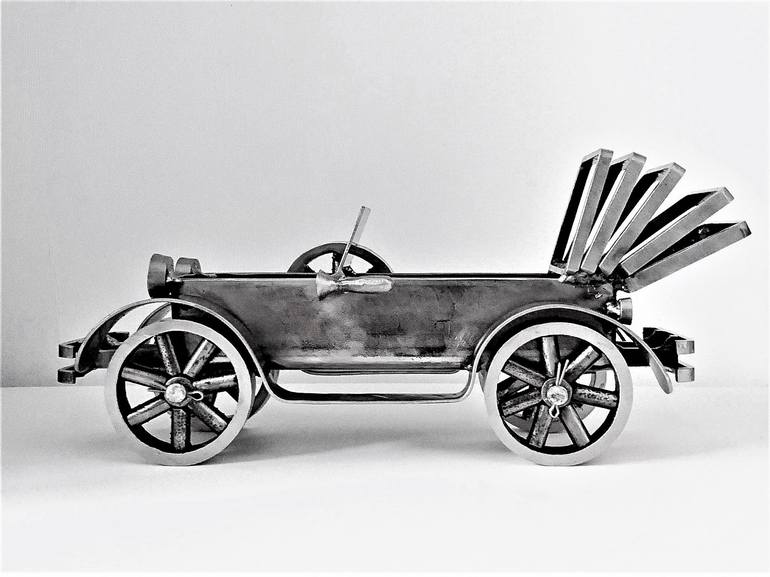 Original Figurative Car Sculpture by Albert Dura