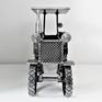 Vintage Tractor - The Old Vehicles series. Functional sculpture by Sztuka Metalu.