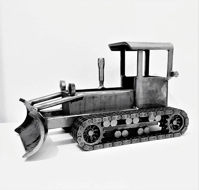 Original Transportation Sculpture by Albert Dura