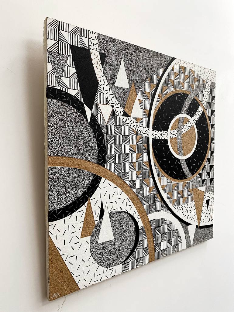 Original Abstract Painting by Adélaïde Aronio