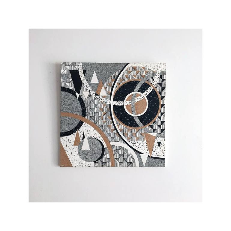 Original Abstract Painting by Adélaïde Aronio