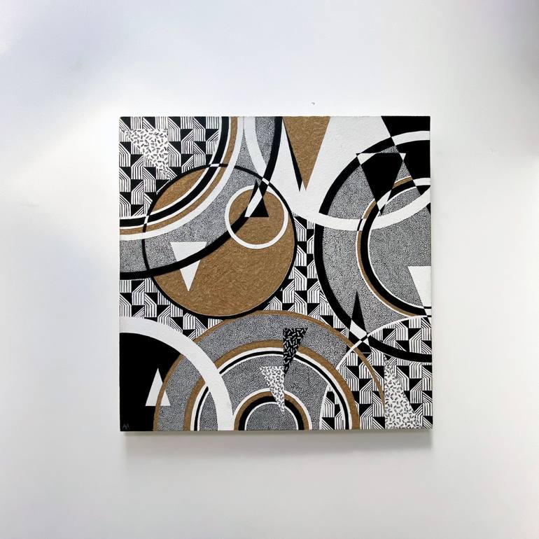 Original Abstract Painting by Adélaïde Aronio