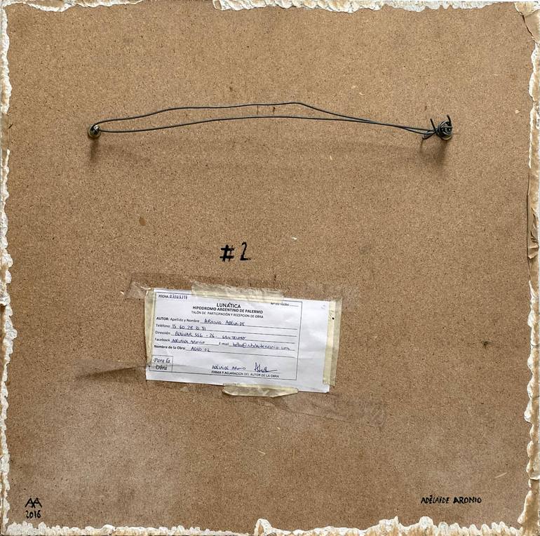 Original Abstract Painting by Adélaïde Aronio