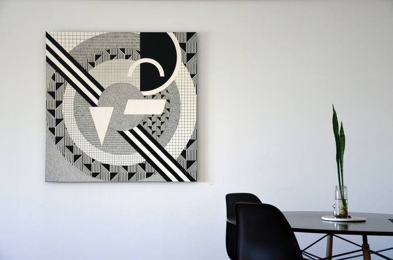 Original Abstract Painting by Adélaïde Aronio