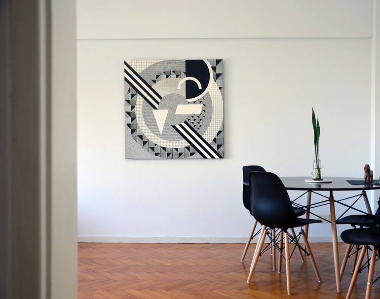 Original Abstract Painting by Adélaïde Aronio
