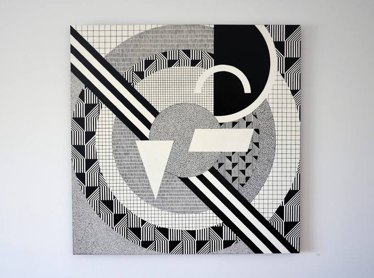 Original Abstract Painting by Adélaïde Aronio