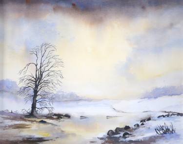 oak in the snow"(SOLD)" thumb