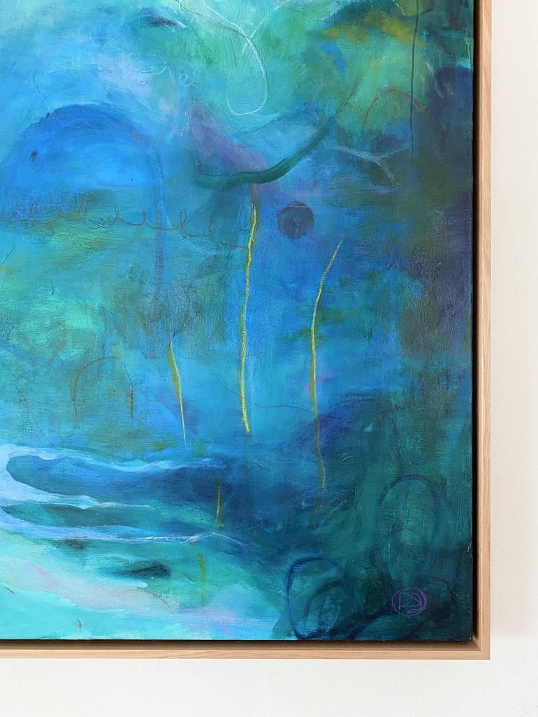 Original Abstract Painting by Dominique Smallcombe