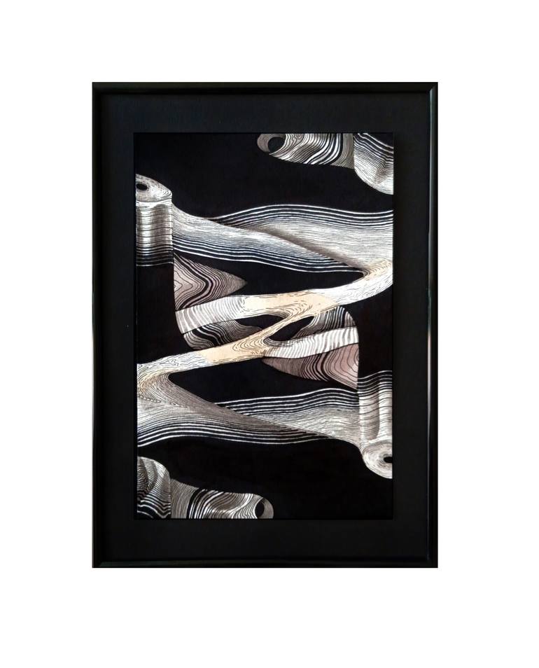 Original Illustration Abstract Drawing by Adam Iwan
