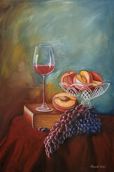 Original Fine Art Food & Drink Paintings by Kawsar Ashfaq