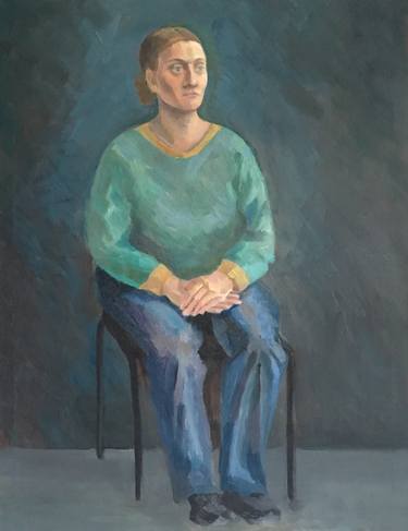 Woman on a chair thumb