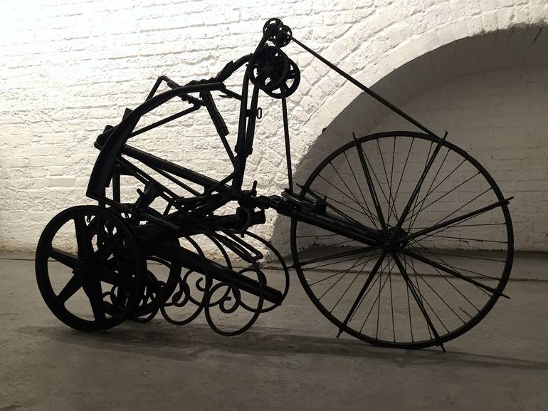 Original Bicycle Sculpture by James F Boman
