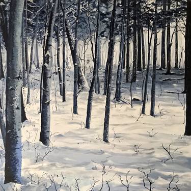 Original Figurative Tree Painting by Teresa Righetti