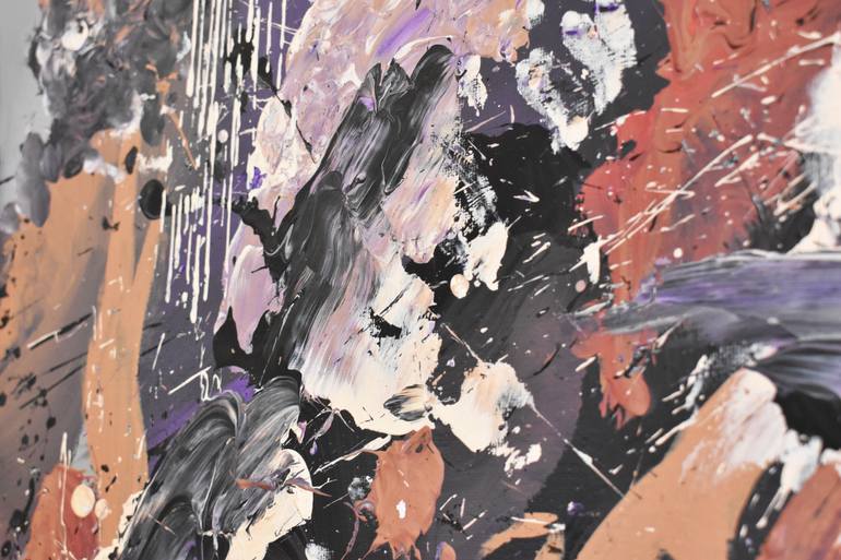 Original Abstract Expressionism Abstract Painting by Blue Roberts