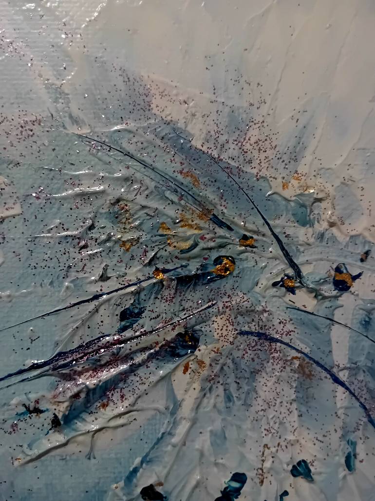 Original Abstract Expressionism Abstract Painting by Claudia Sararu