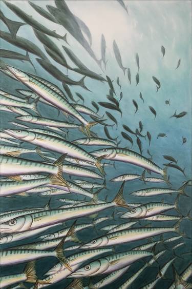 Original Fish Painting by John A Graham