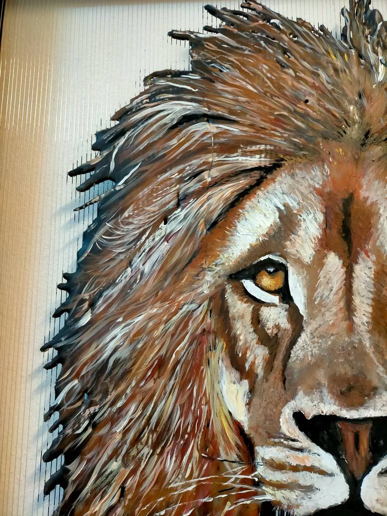 Original Fine Art Animal Painting by ilyas yilmaz