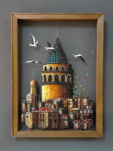 Original Cities Paintings by ilyas yilmaz