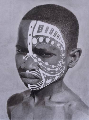 Original Documentary Portrait Drawings by Ohanele Chidera