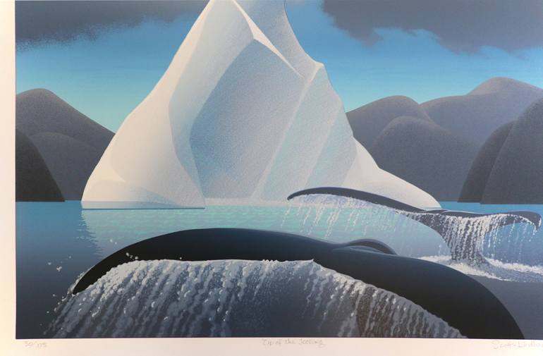 Original Other Seascape Printmaking by Elizabeth Scott