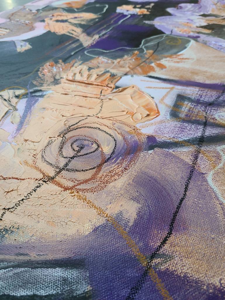 Original Abstract Expressionism Abstract Painting by Masha Eretnova
