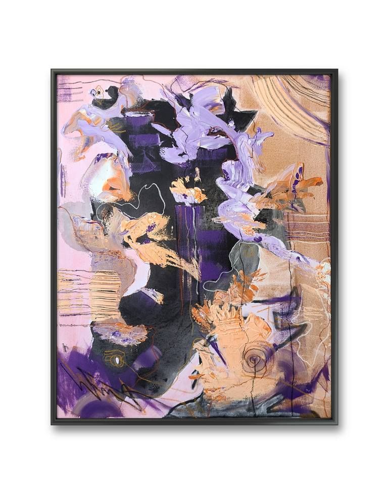 Original Abstract Expressionism Abstract Painting by Masha Eretnova