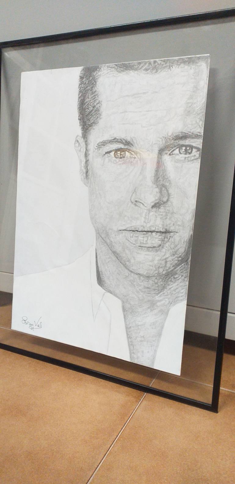 Original Portrait Drawing by Lorenzo Valenzuela