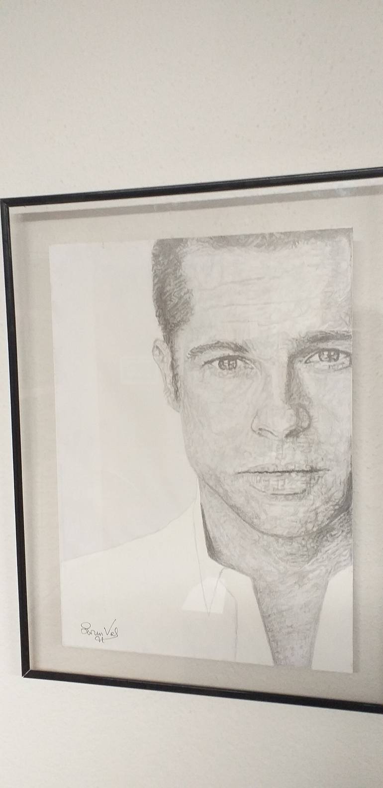 Original Modern Portrait Drawing by Lorenzo Valenzuela