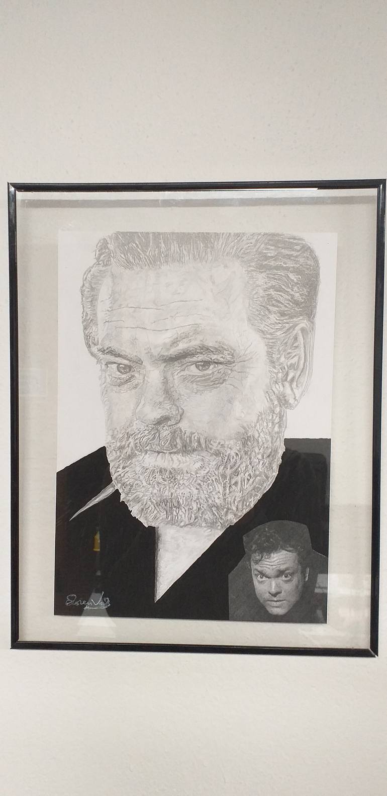 Original Portrait Drawing by Lorenzo Valenzuela