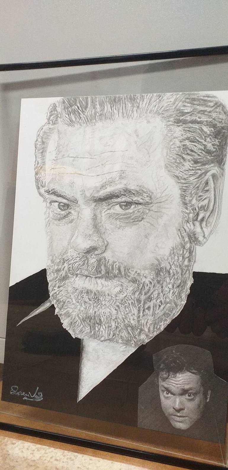 Original Portrait Drawing by Lorenzo Valenzuela