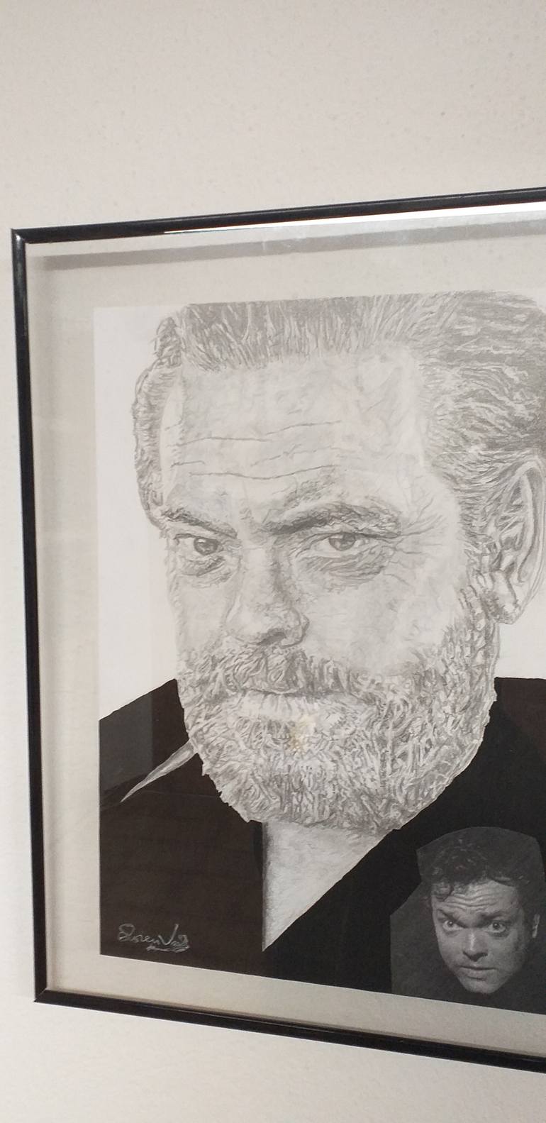 Original Portrait Drawing by Lorenzo Valenzuela