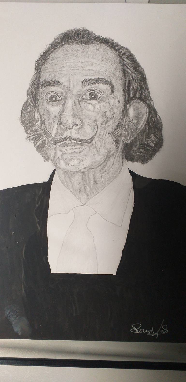 Original Modern Portrait Drawing by Lorenzo Valenzuela