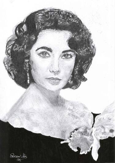 ELIZABETH TAYLOR PORTRAIT thumb