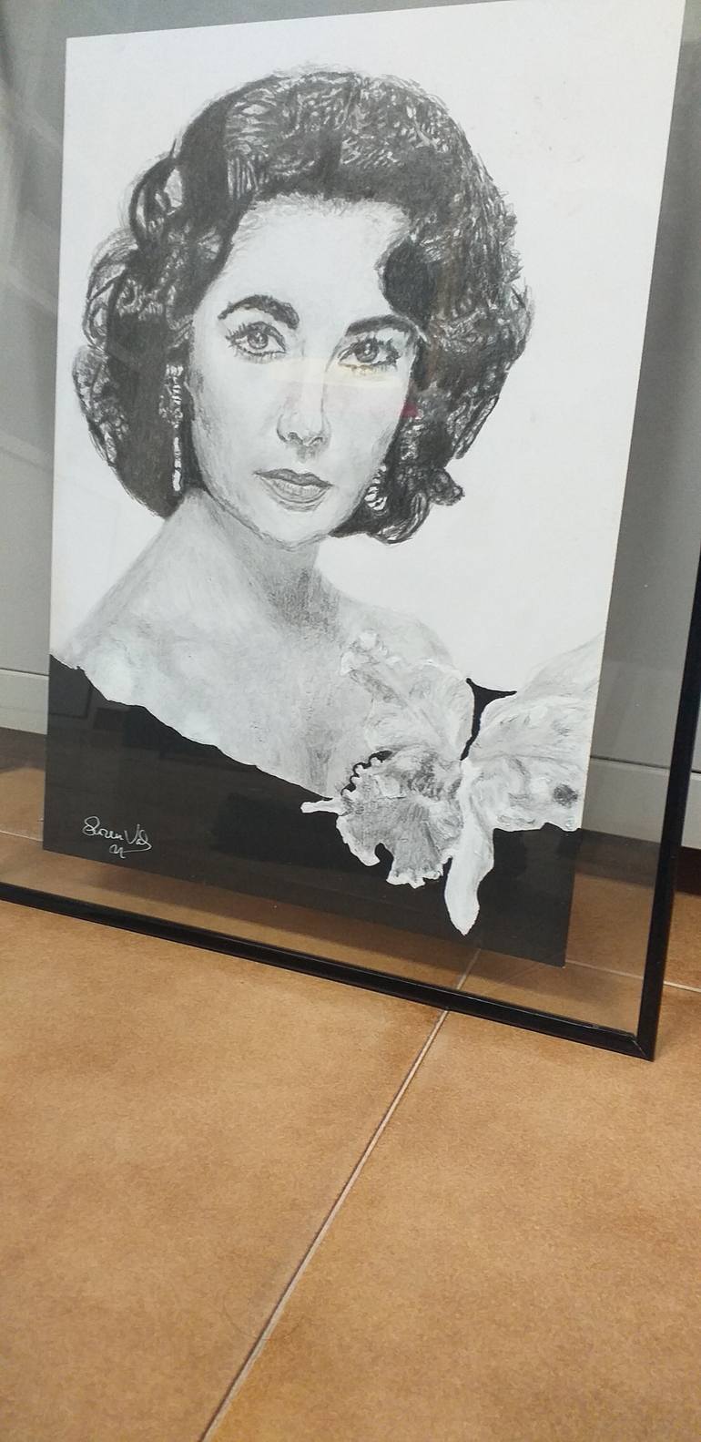 Original Portrait Drawing by Lorenzo Valenzuela