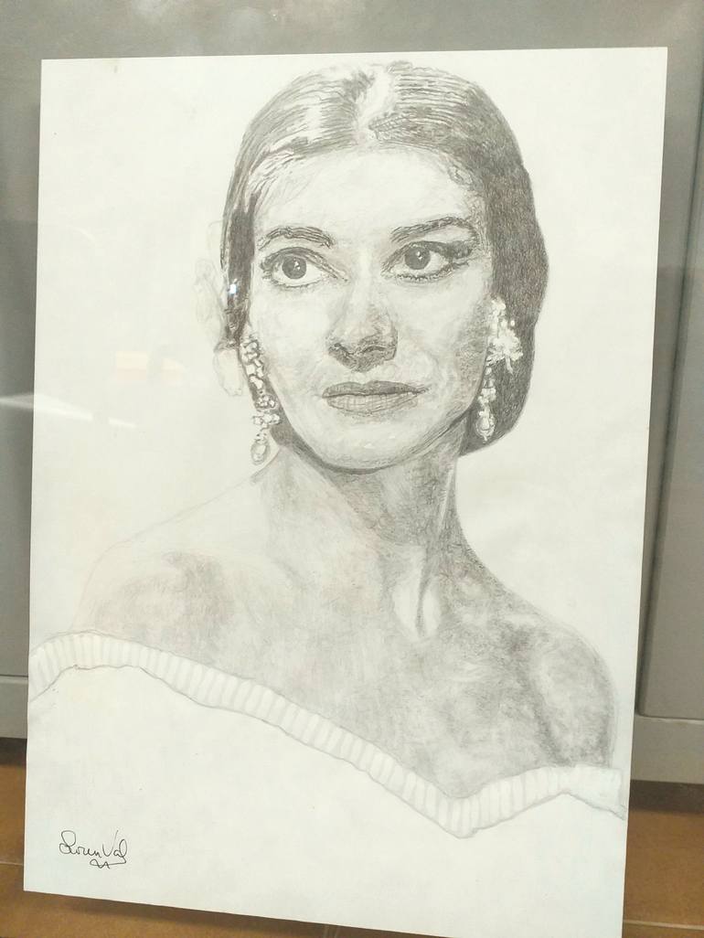 Original Portrait Drawing by Lorenzo Valenzuela