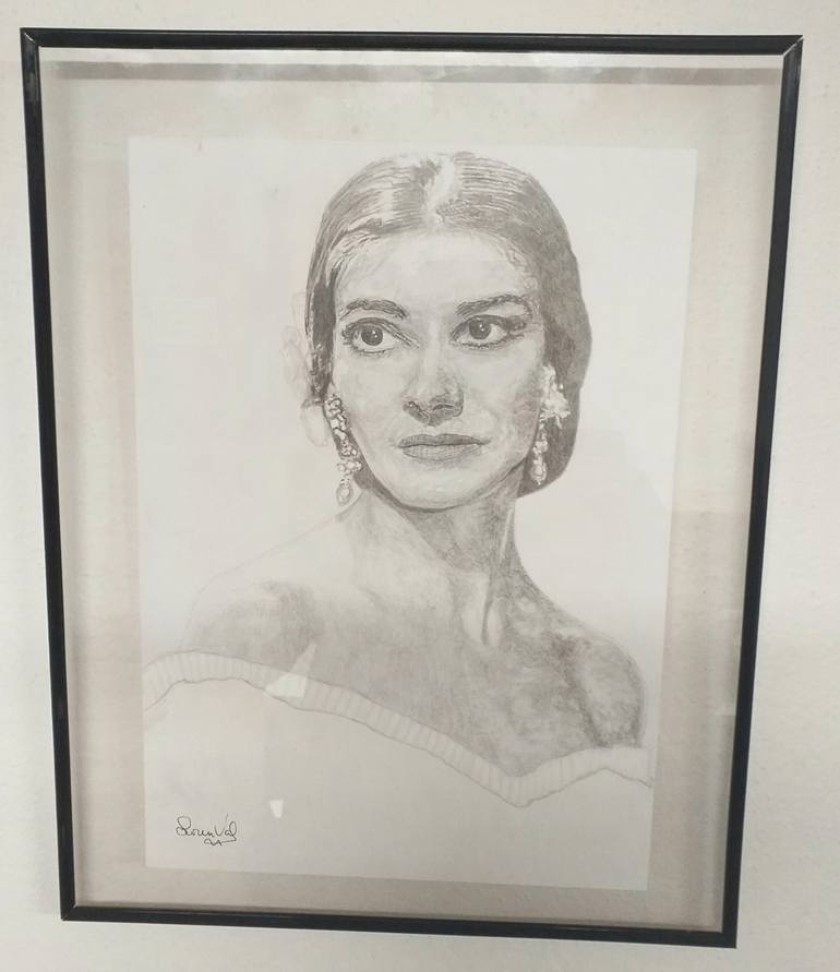 Original Modernism People Drawing by Lorenzo Valenzuela