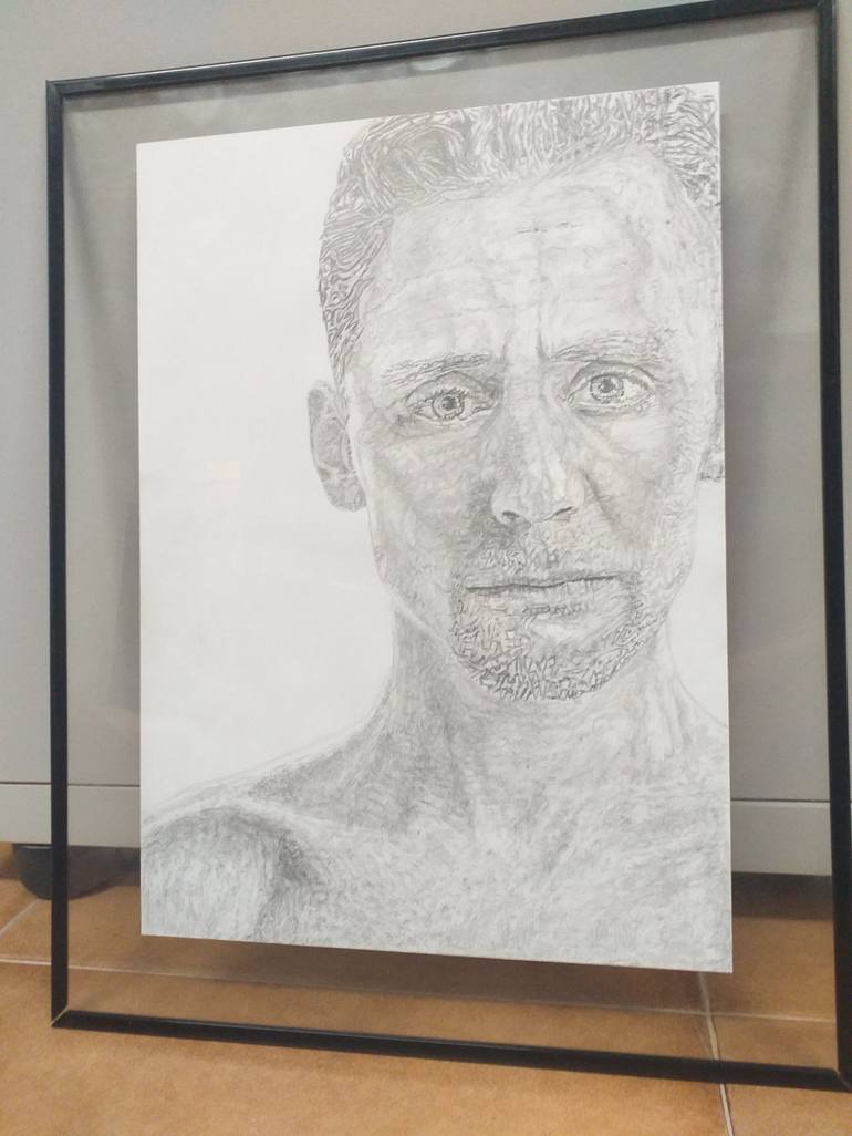 Original Portrait Drawing by Lorenzo Valenzuela