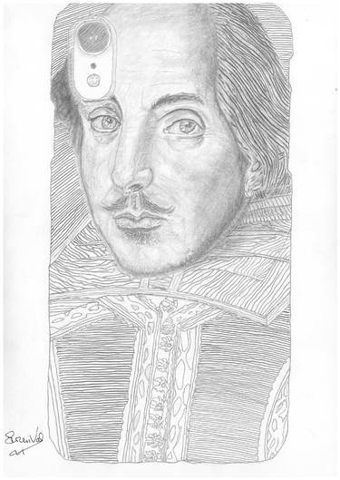 WILLIAM SHAKESPEARE PORTRAIT CELLPHONE CASE thumb