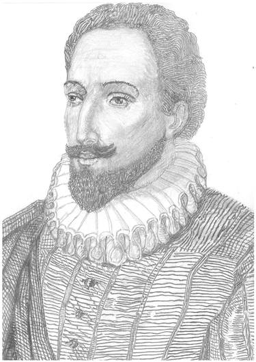 DON MIGUEL DE CERVANTES SAAVEDRA PORTRAIT thumb