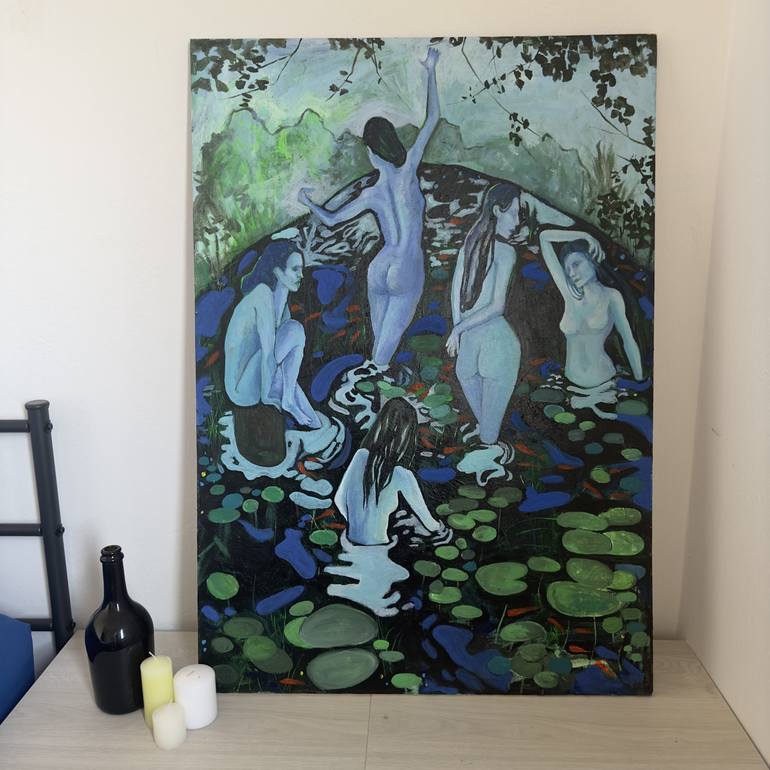 Original Contemporary Women Drawing by Raz Negev
